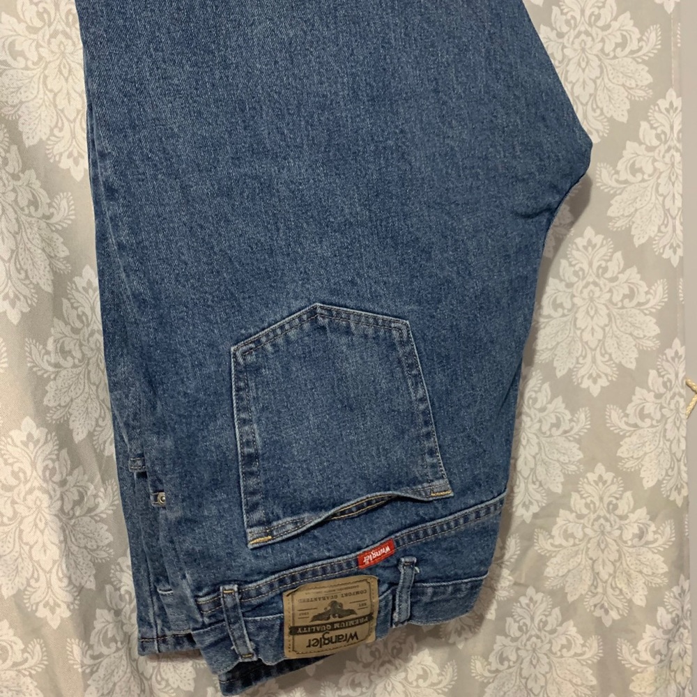 2 pair wrangler jeans